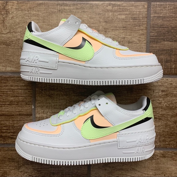 nike air force shadow white and black